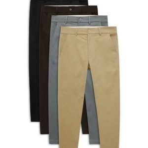 Men's Slim Tapered Chino Pants - Multiple Colors